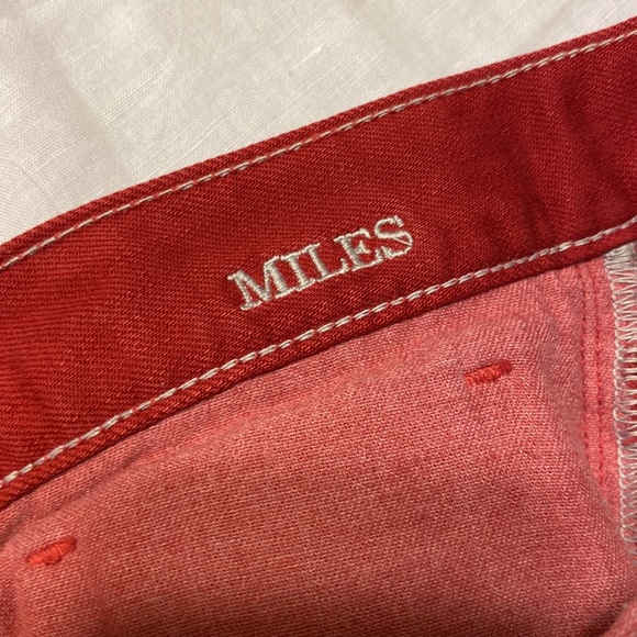 Very cool Madison Park red designer jeans W32 L32 - Picture 3 of 4